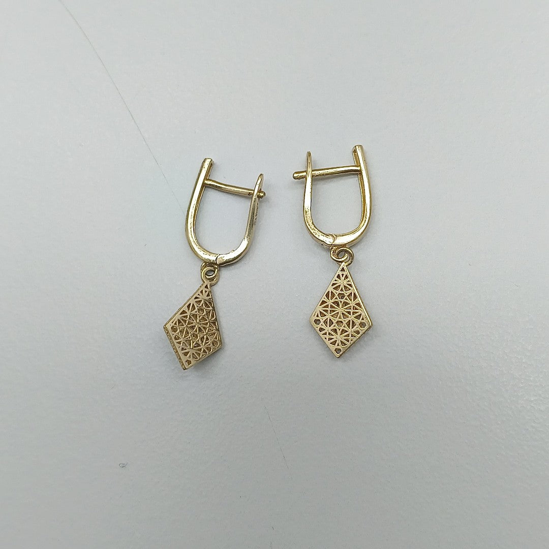 BROQUELES ORO 14K 2.8 (NUEVO)