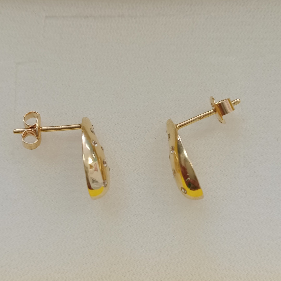 BROQUELES ORO 14K 2 (NUEVO)