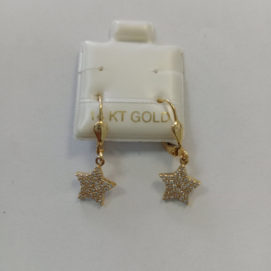BROQUELES ORO 14K 1.9 (NUEVO)