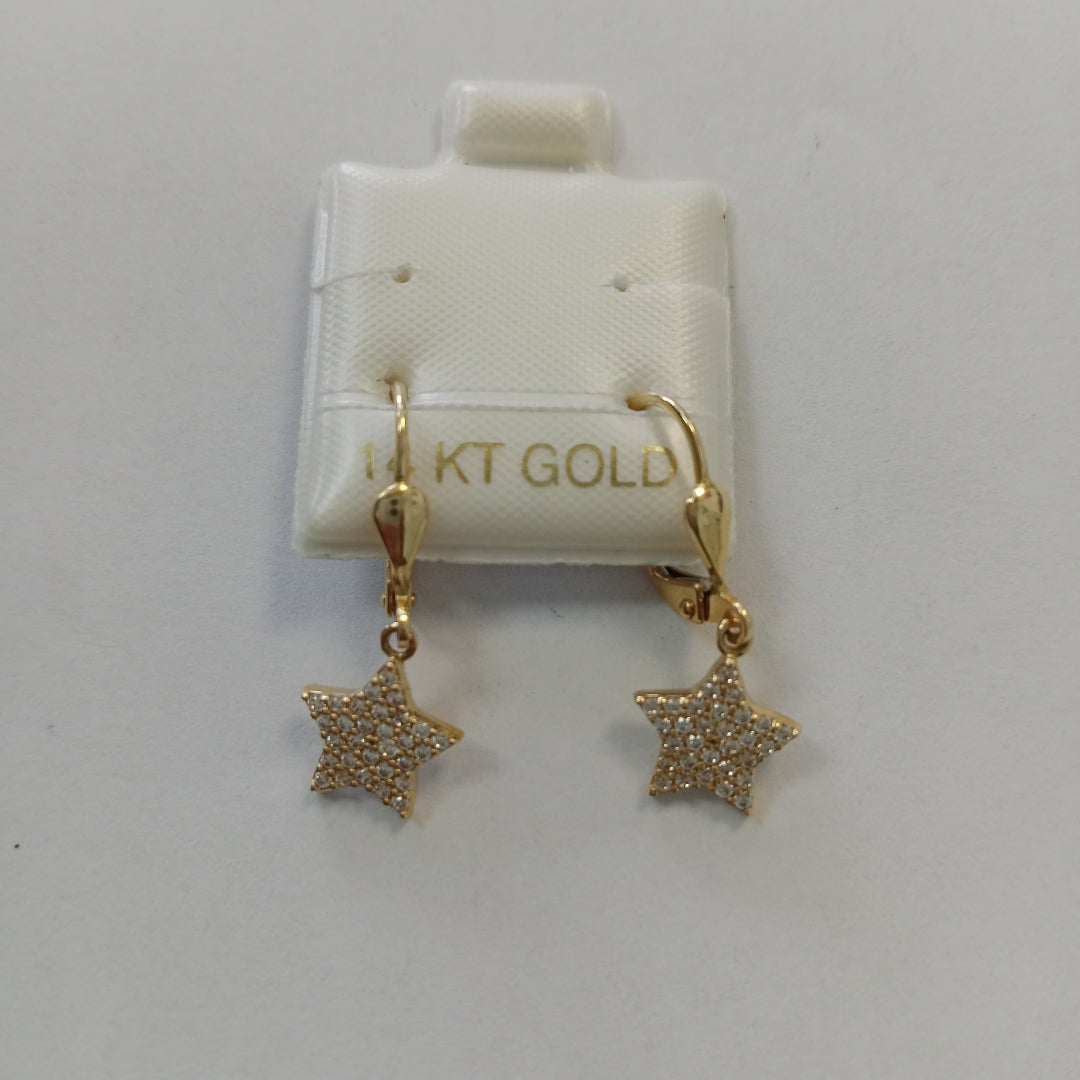 BROQUELES ORO 14K 1.9 (NUEVO)