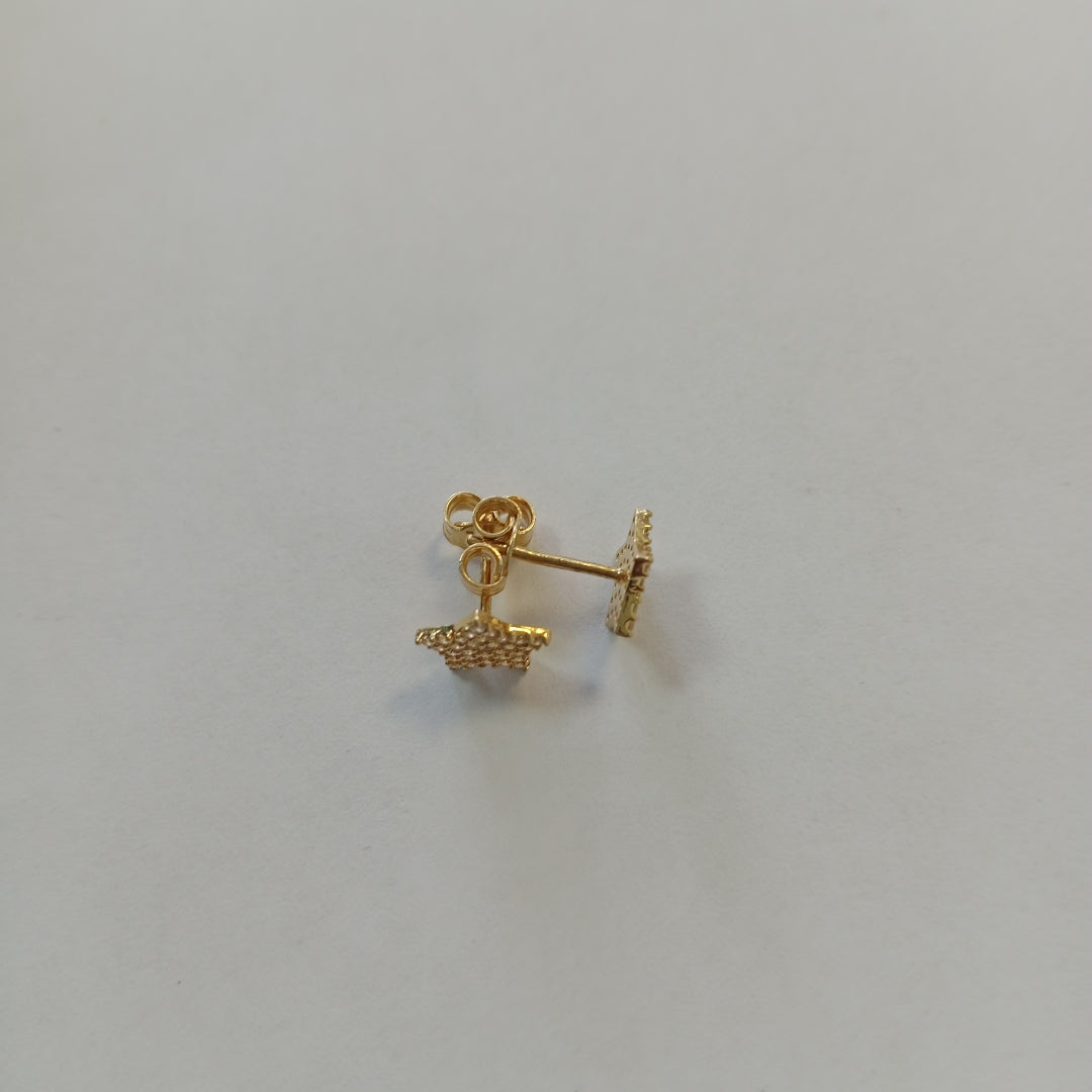 BROQUELES ORO 14K 1.2 (NUEVO)