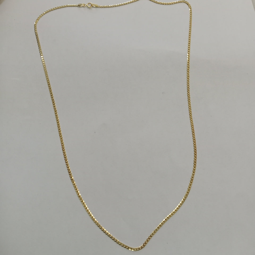CADENAS BARBADA AMARILLA ORO 14K 3.2 (NUEVO)