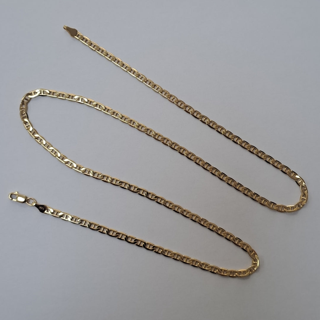 CADENAS GUCHI ORO 14K 10.1 (NUEVO)