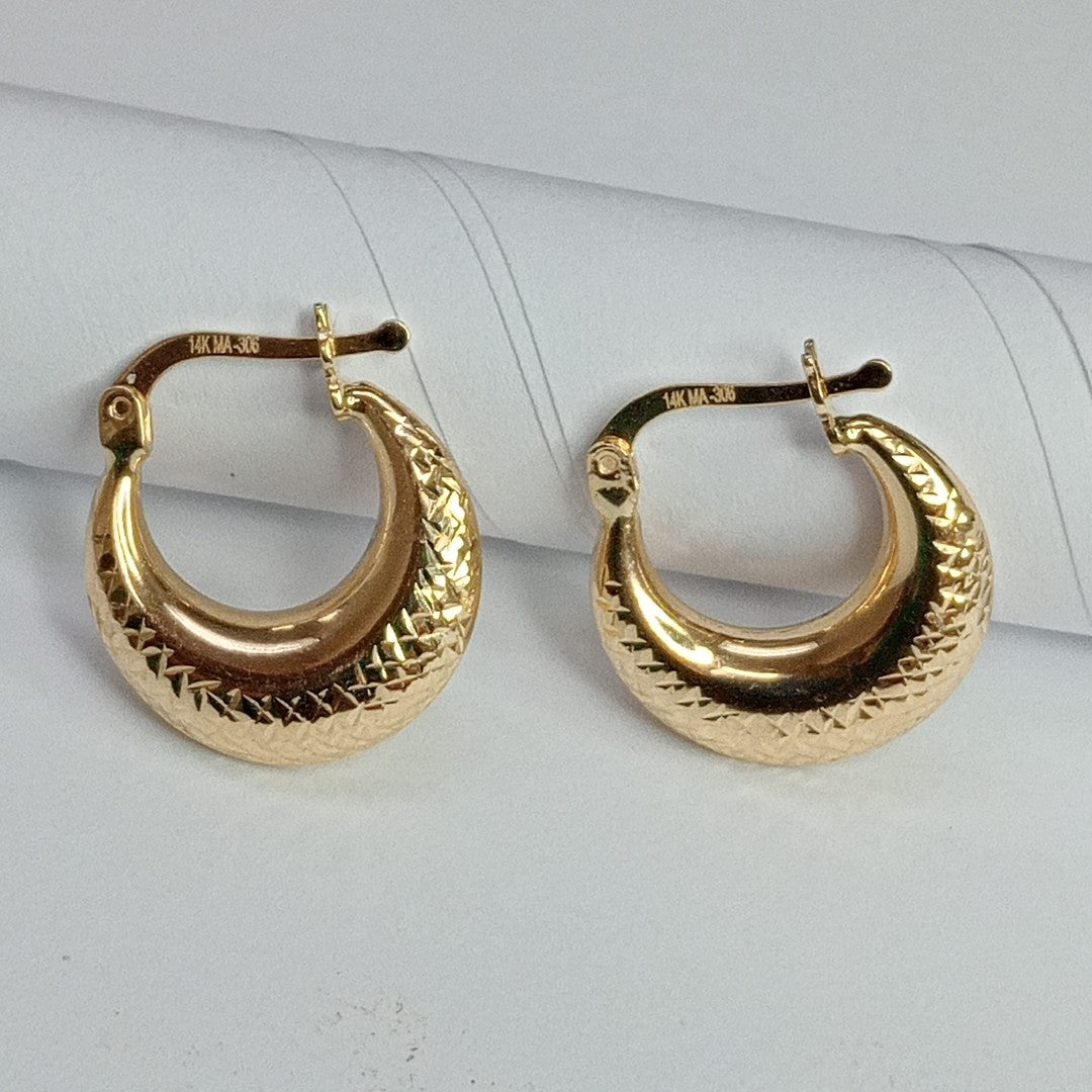 ARRACADAS ORO 14K 1.9 (NUEVO)