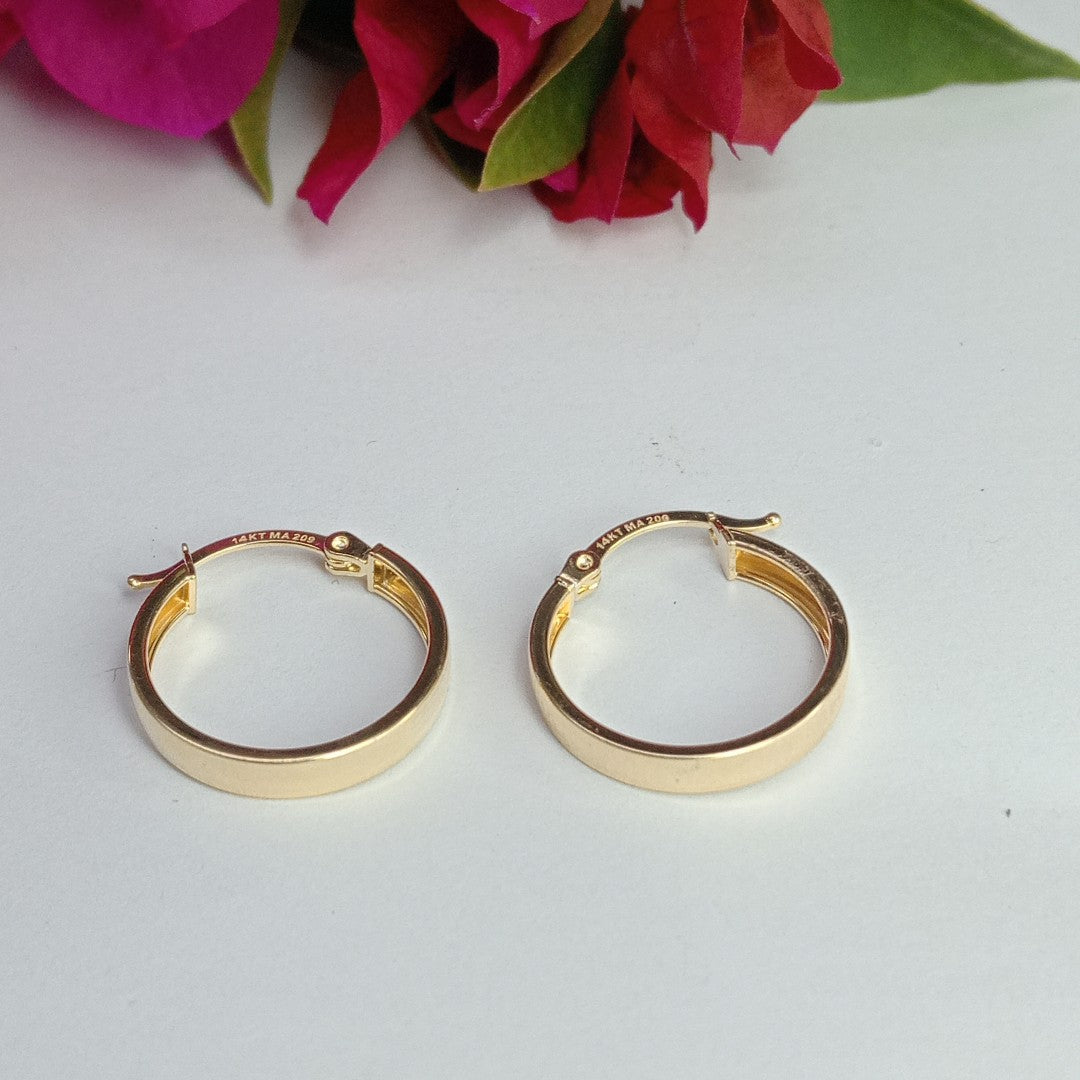 ARRACADAS ORO 14K 1.4 (NUEVO)