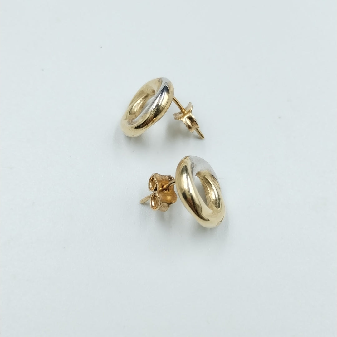 BROQUELES ORO 14K 1.5 (NUEVO)