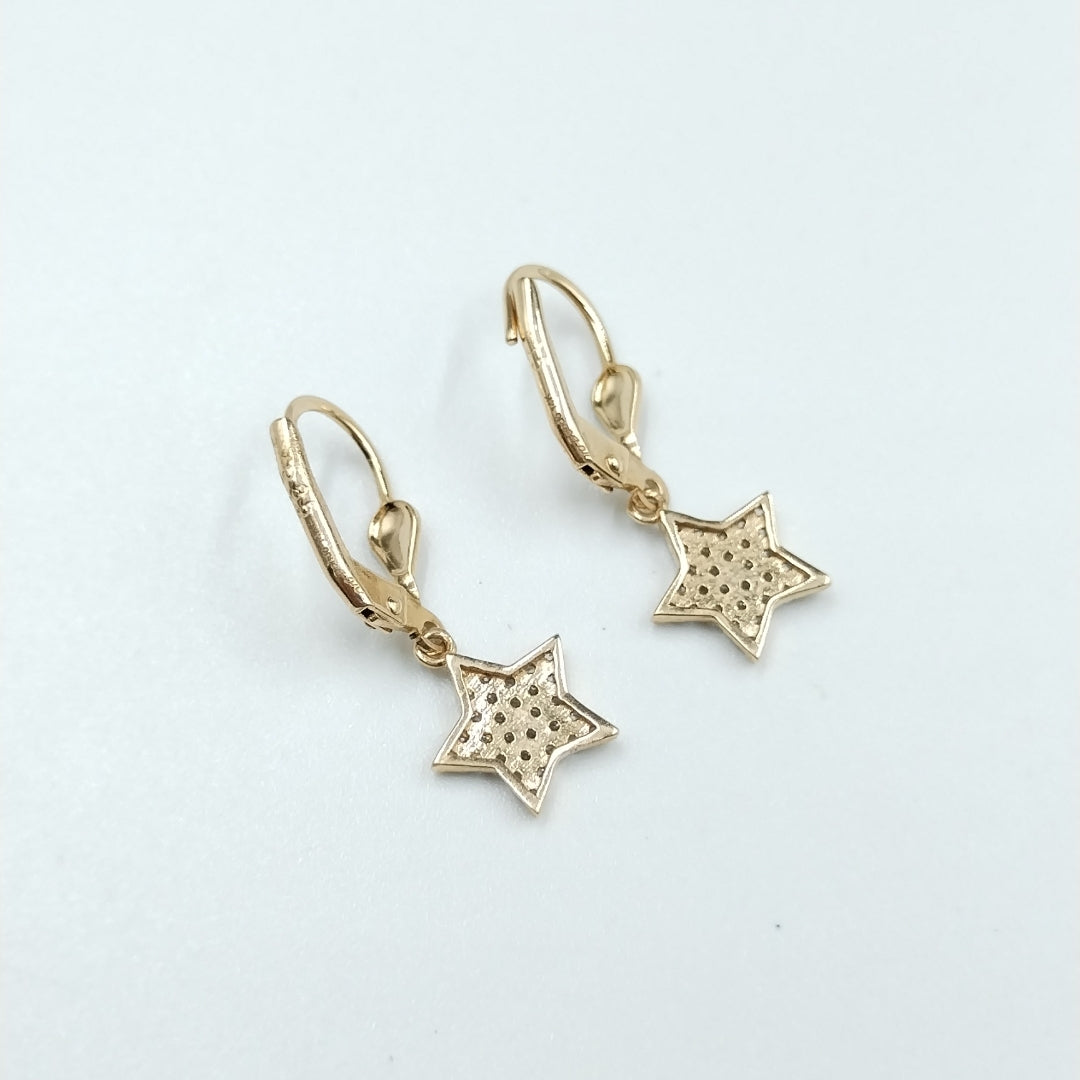 BROQUELES ORO 14K 1.9 (NUEVO)
