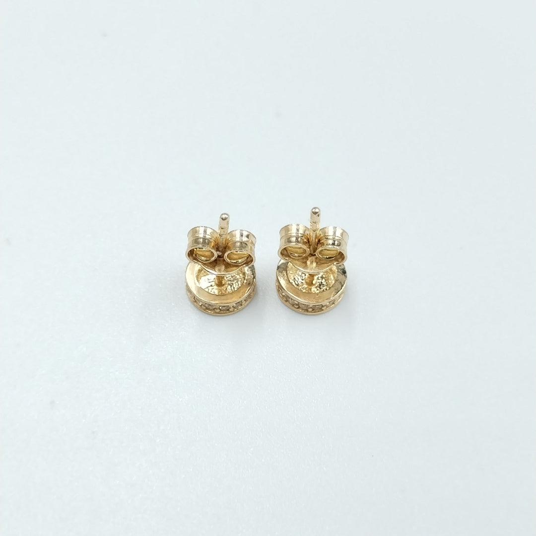 BROQUELES ORO 14K 1.5 (NUEVO)