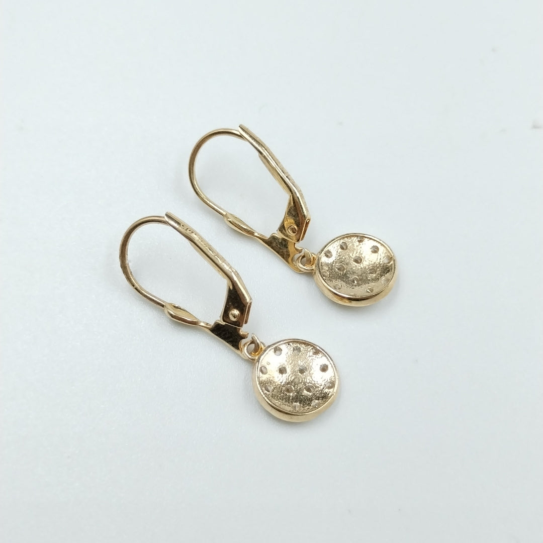 BROQUELES ORO 14K 2.4 (NUEVO)