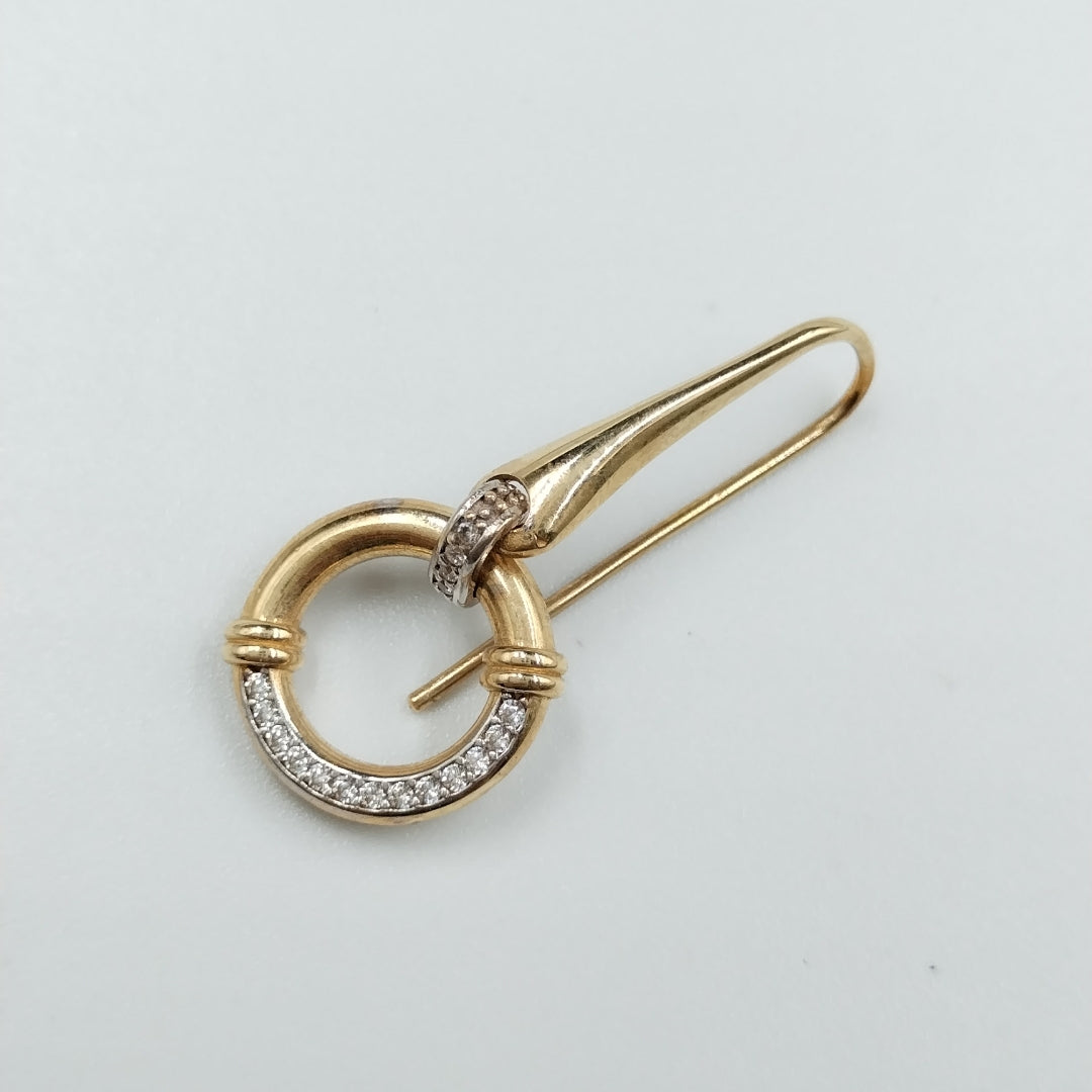 BROQUELES ORO 14K 4.1 (NUEVO)