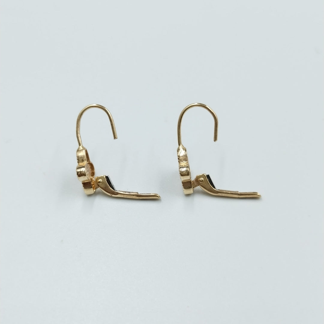BROQUELES ORO 14K 1.8 (NUEVO)