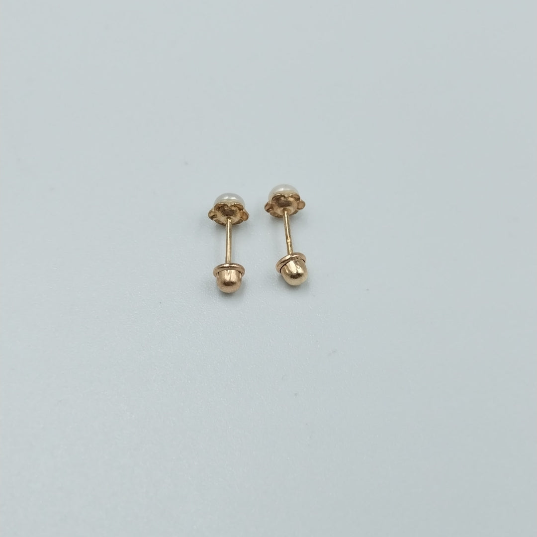 BROQUELES ORO 14K 1 (NUEVO)