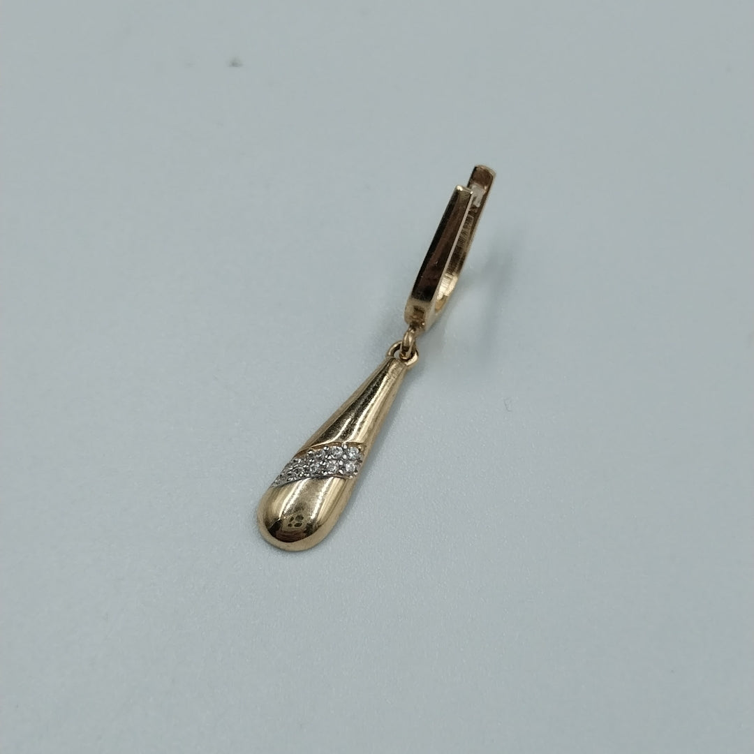 BROQUELES ORO 14K 2.5 (NUEVO)