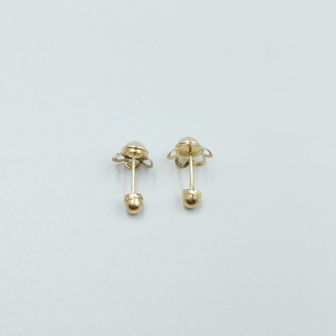 BROQUELES ORO 14K 1 (NUEVO)