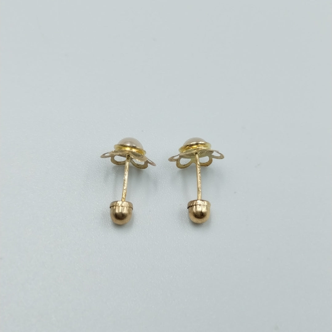 BROQUELES ORO 14K 1 (NUEVO)