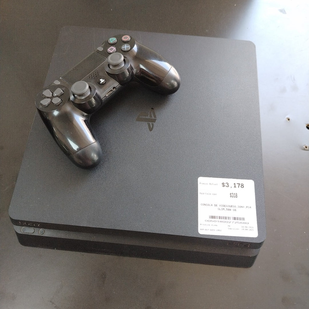 CONSOLA DE VIDEOJUEGO SONY PS4 SLIM 500 GB  (SEMINUEVO)