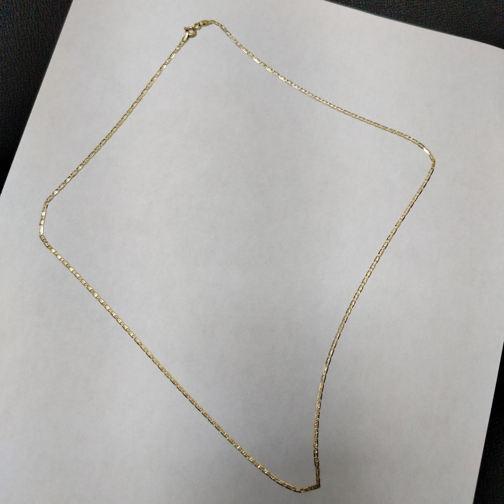 CADENAS VALENTINA/ESPEJO ORO 14K 2.8 (NUEVO)