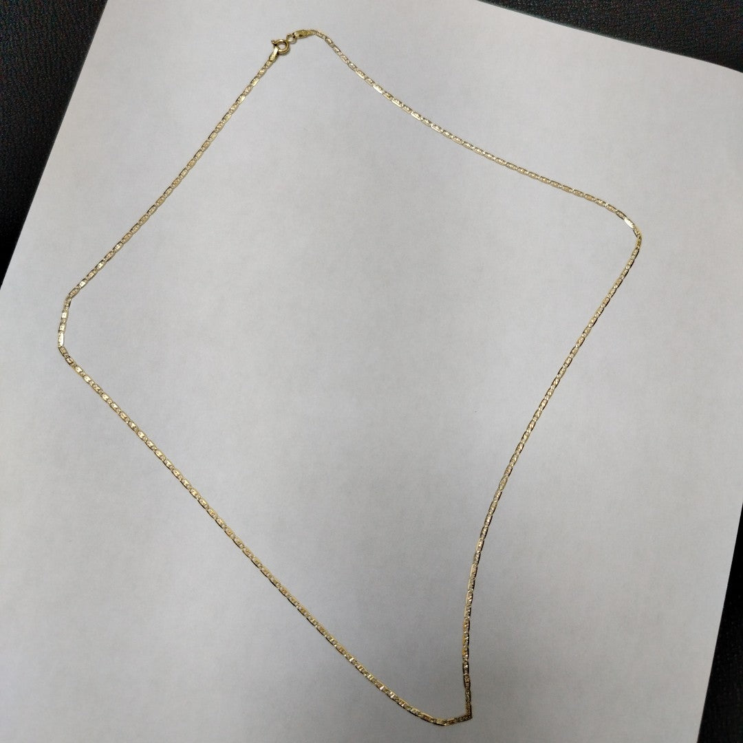 CADENAS VALENTINA/ESPEJO ORO 14K 2.8 (NUEVO)