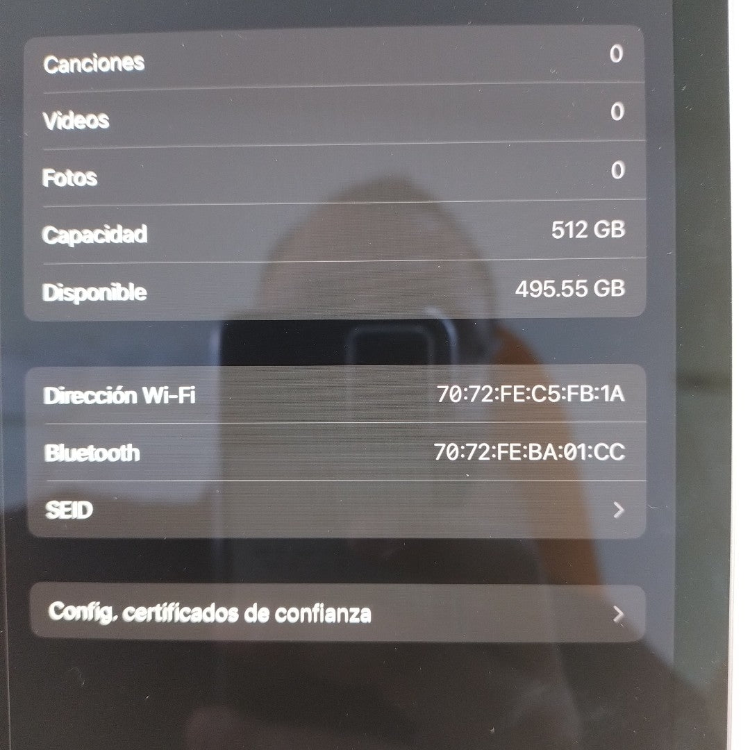 TABLETA APPLE IPAD PRO 4 11" A2759 512 GB 8 GB RAM (SEMINUEVO)