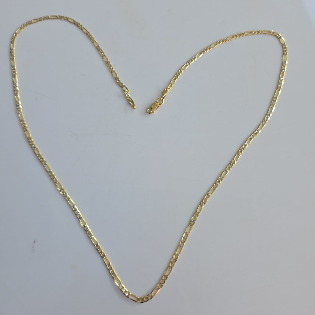 CADENAS CARTIER 3*1 DIAMANTADA ORO 14K 4.7 (NUEVO)