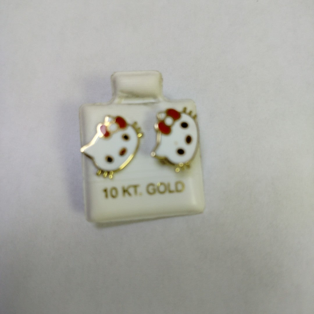 BROQUELES ORO 10K 2 (NUEVO)