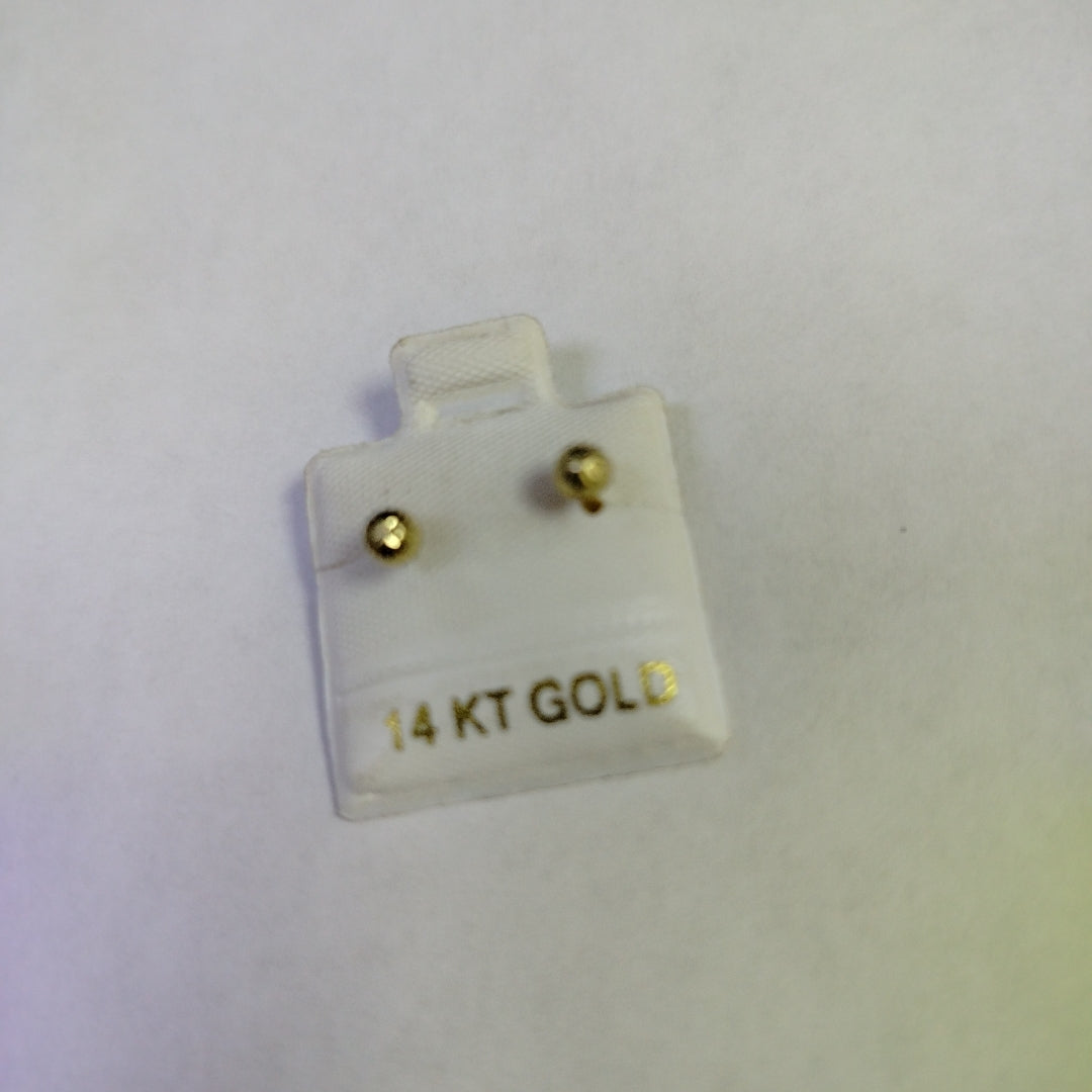BROQUELES ORO 14K 1 (NUEVO)