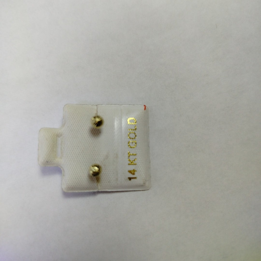 BROQUELES ORO 14K 1 (NUEVO)