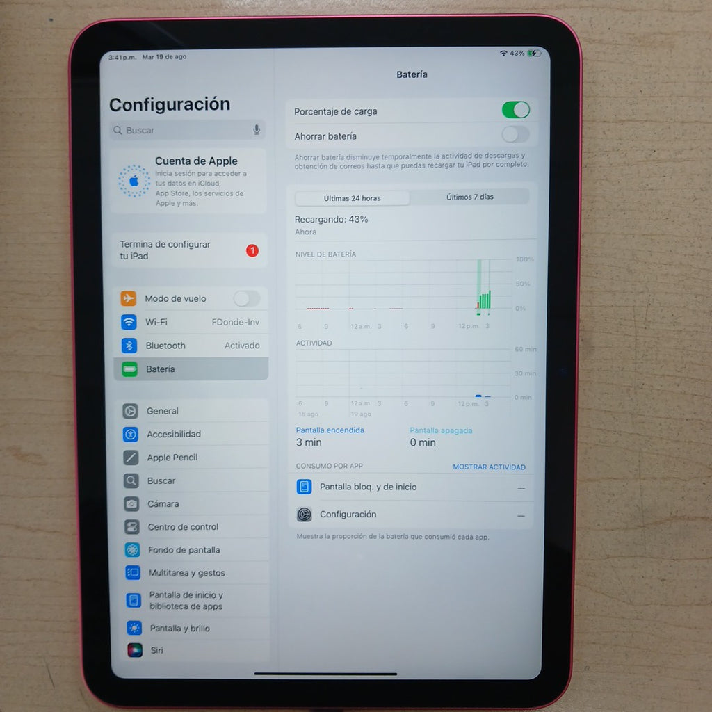 TABLETA APPLE IPAD 10 A2696 64 GB 4 GB RAM (SEMINUEVO)