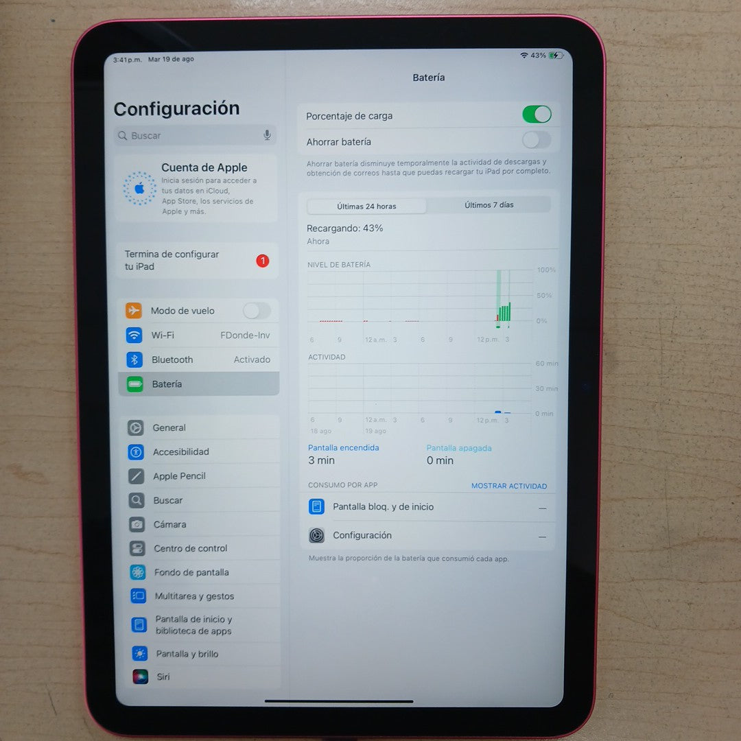 TABLETA APPLE IPAD 10 A2696 64 GB 4 GB RAM (SEMINUEVO)