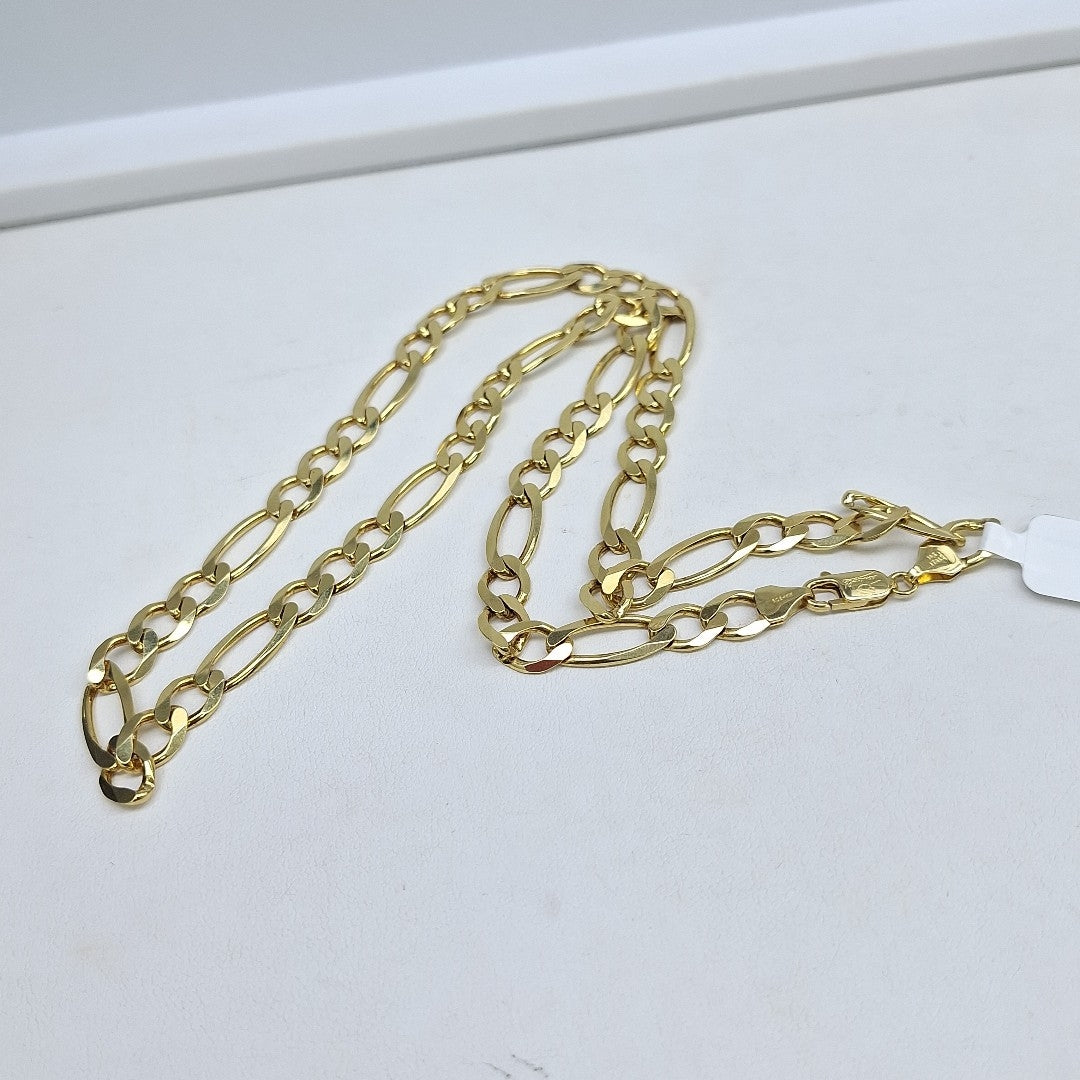 CADENAS CARTIER 3*1 AMARILLA ORO 14K 38.8 (NUEVO)