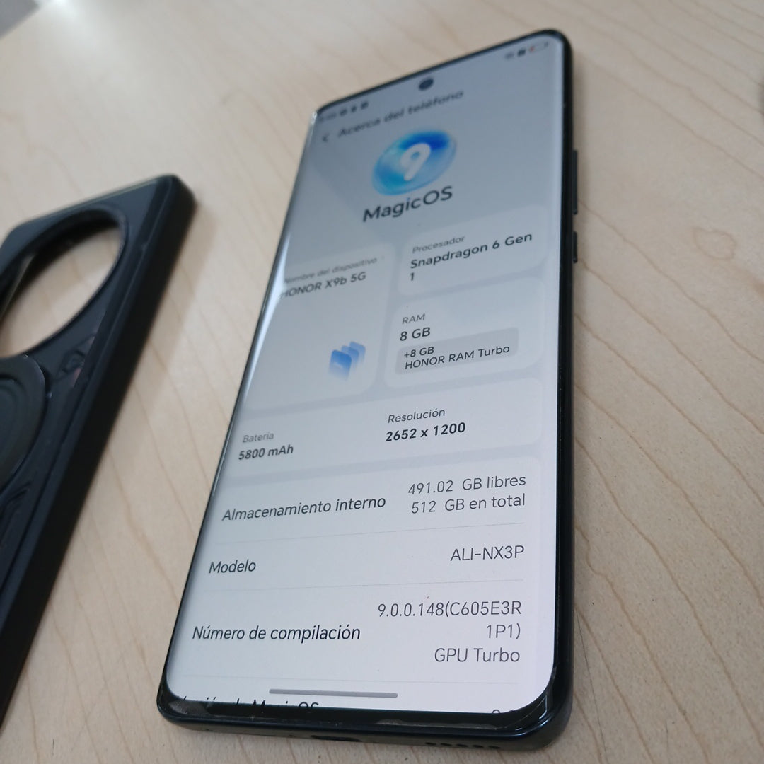 CELULAR HONOR X9B 5G ALI-NX3P 512 GB 8 GB RAM (SEMINUEVO)