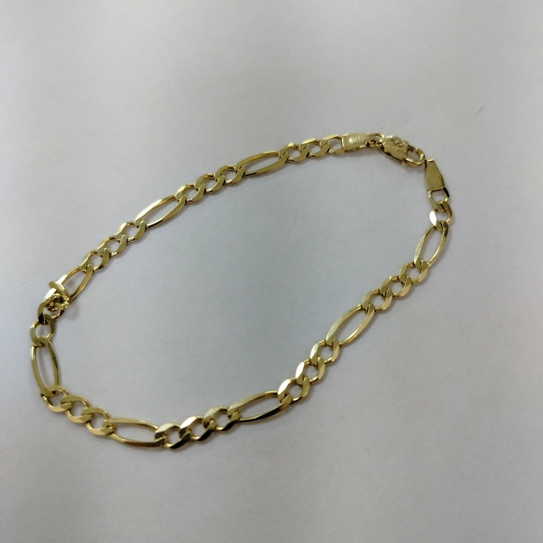 PULSERAS CABALLERO CARTIER 3*1 AMARILLA ORO 14K 4.7 (NUEVO)