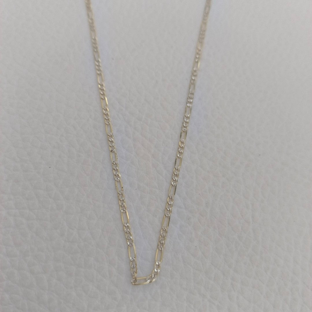 CADENAS CARTIER 3*1 DIAMANTADA ORO 14K 3.2 (NUEVO)
