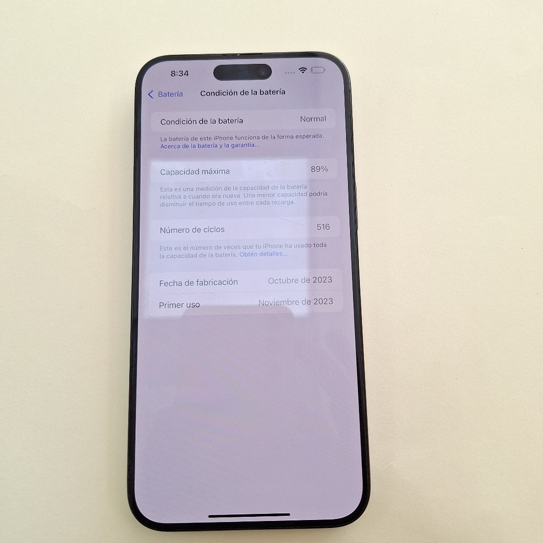 CELULAR APPLE IPHONE 15 PRO MAX A3105 (2023) 256 GB 8 GB RAM (SEMINUEVO)