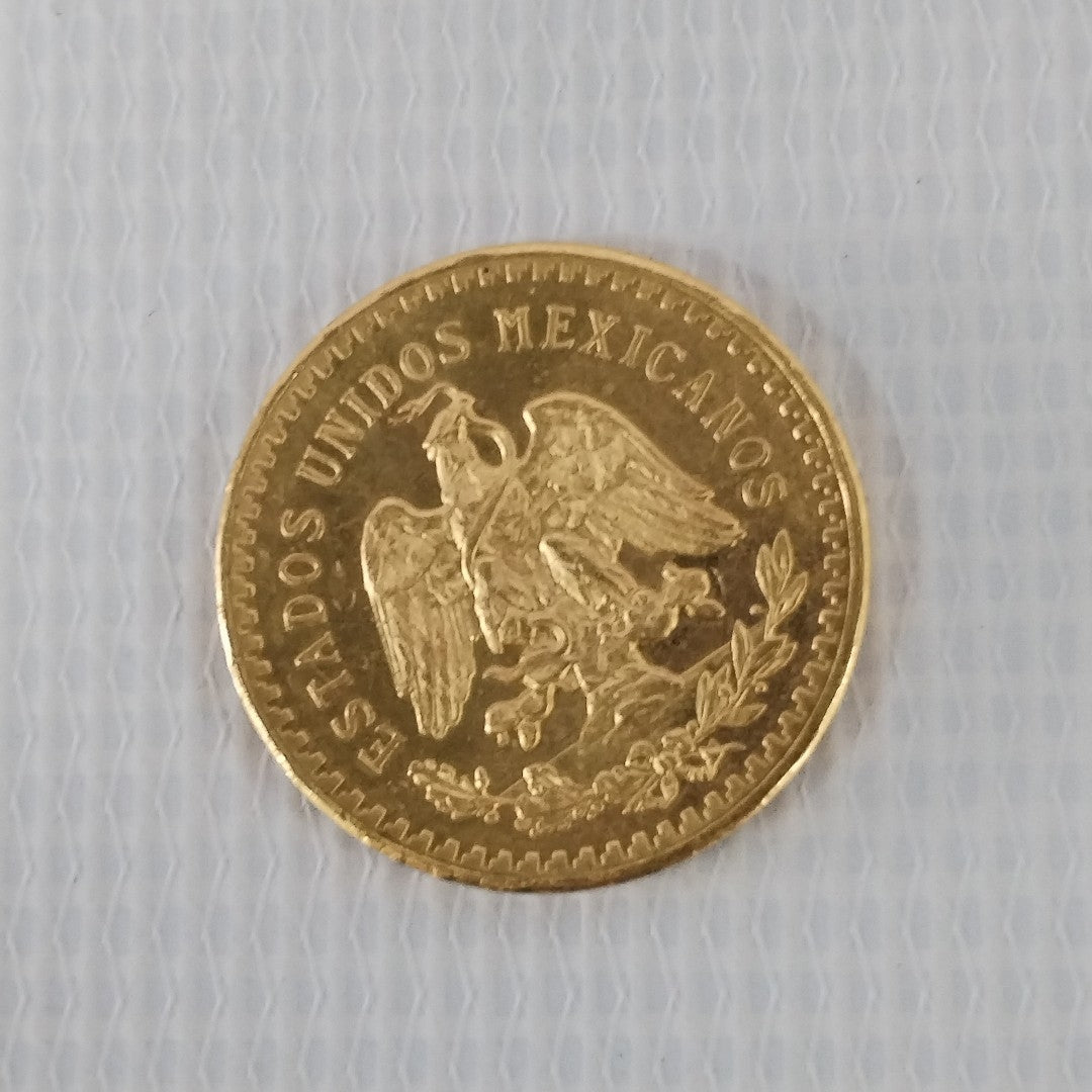 K1 41,60 GRMS - DTO. 0,00 GRMS - 21 K - AVALÚO 76003,20 * IDENTIFICACIÓN  MONEDA NOMINATIVA * MONEDAS PESOS  50 PESOS (SEMINUEVO)