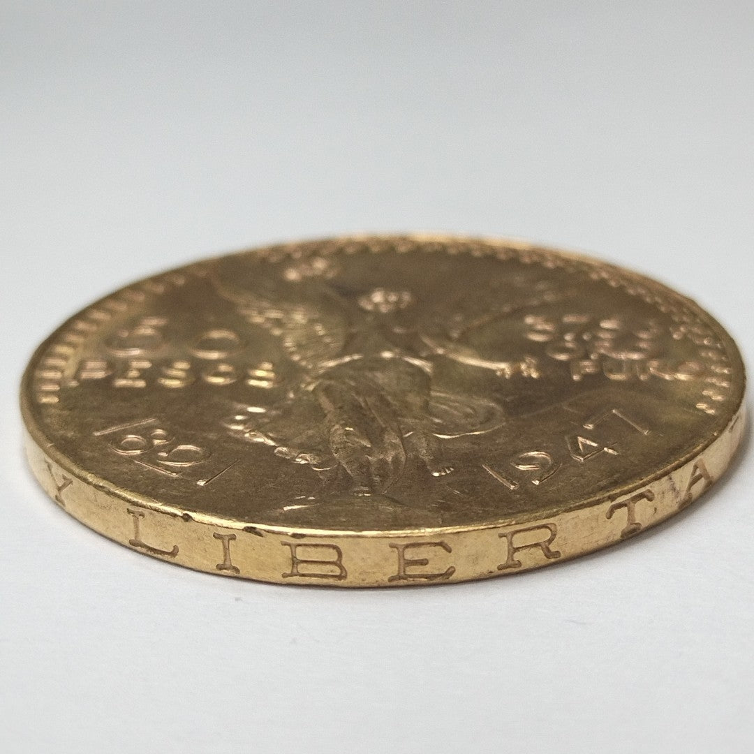 Moneda Centenario Cincuenta Pesos Oro Mexicano 21.6K