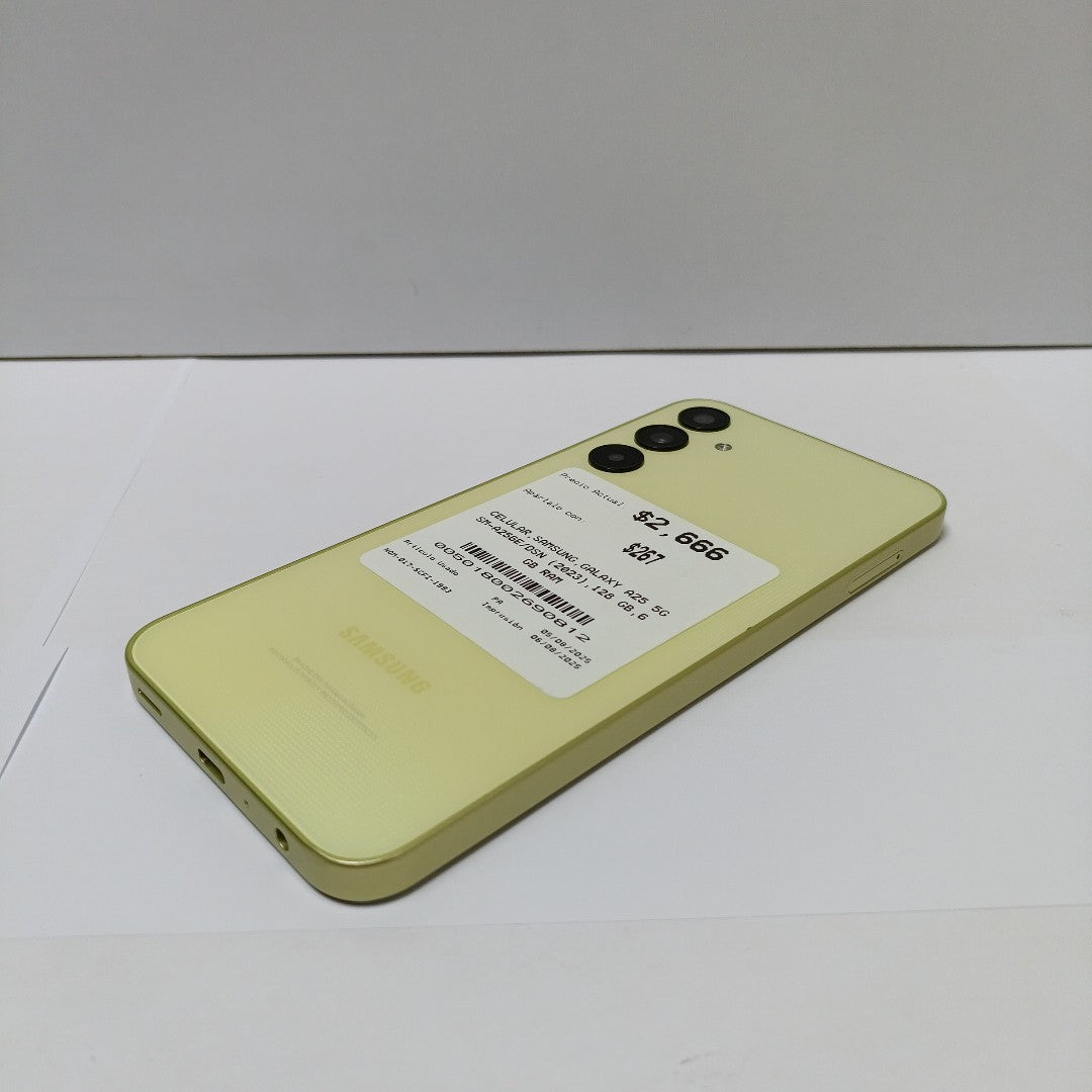 CELULAR SAMSUNG GALAXY A25 5G SM-A256E/DSN (2023) 128 GB 6 GB RAM (SEMINUEVO)