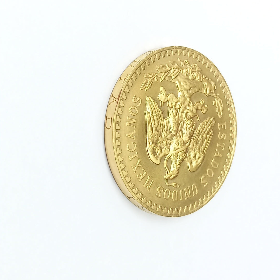 K1 41.6 GRMS - DESC.  0 GRAMOS - 21 K - AVALÚO  69638.4 * * IDENTIFICACIÓN  MONEDA NOMINATIVA. * MONEDAS PESOS  50 PESO (SEMINUEVO)