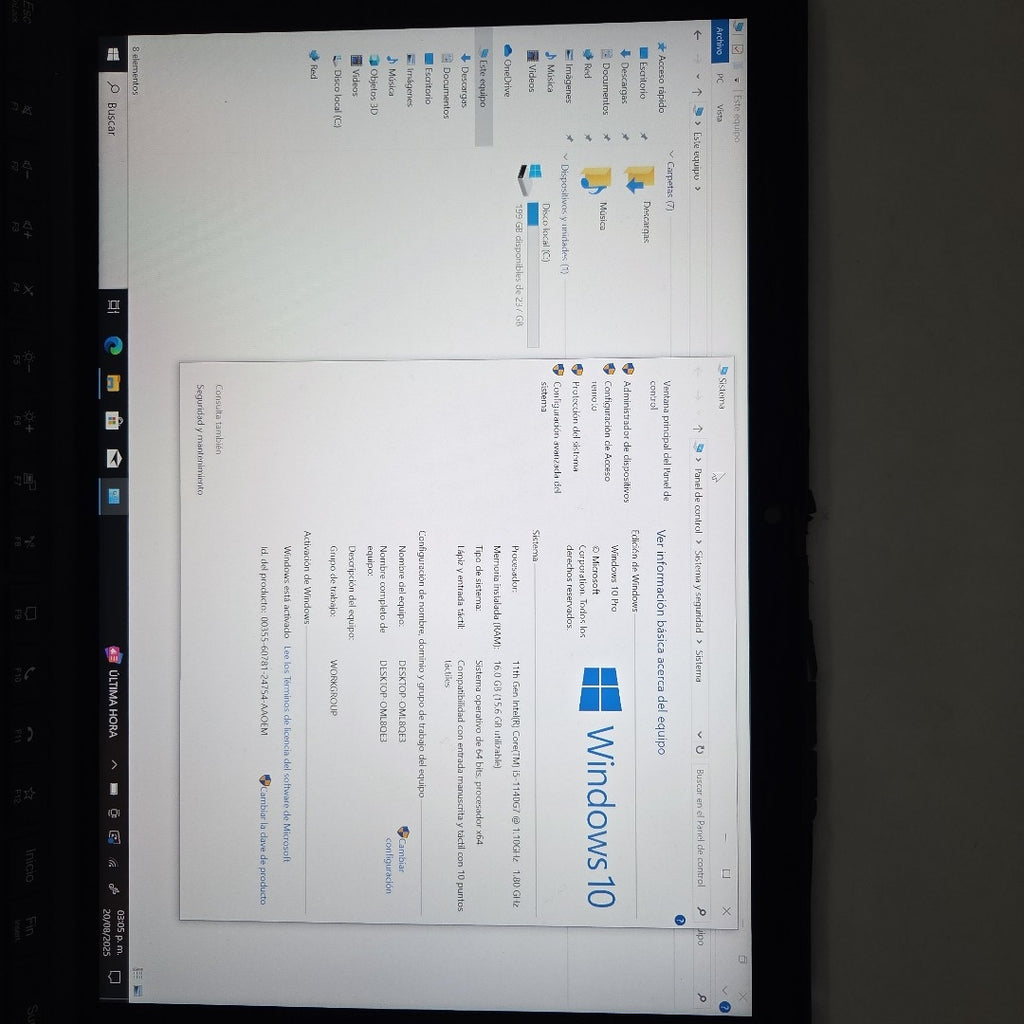 LAPTOP LENOVO THINKPAD X12 DETACHABLE GEN 1 (2021) 256 GB SSD 16 GB RAM (SEMINUEVO)