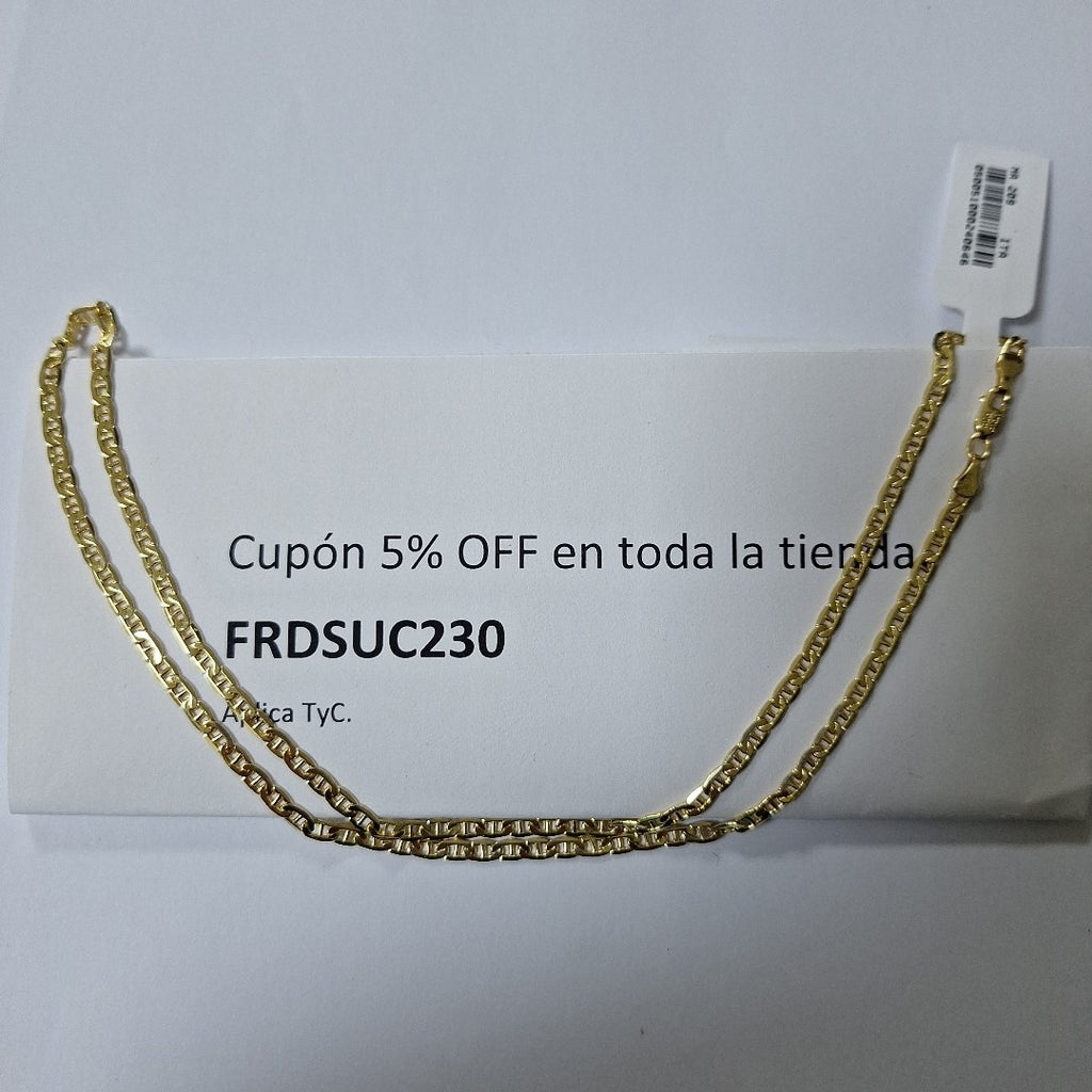 CADENAS GUCHI ORO 14K 10.2 (NUEVO)