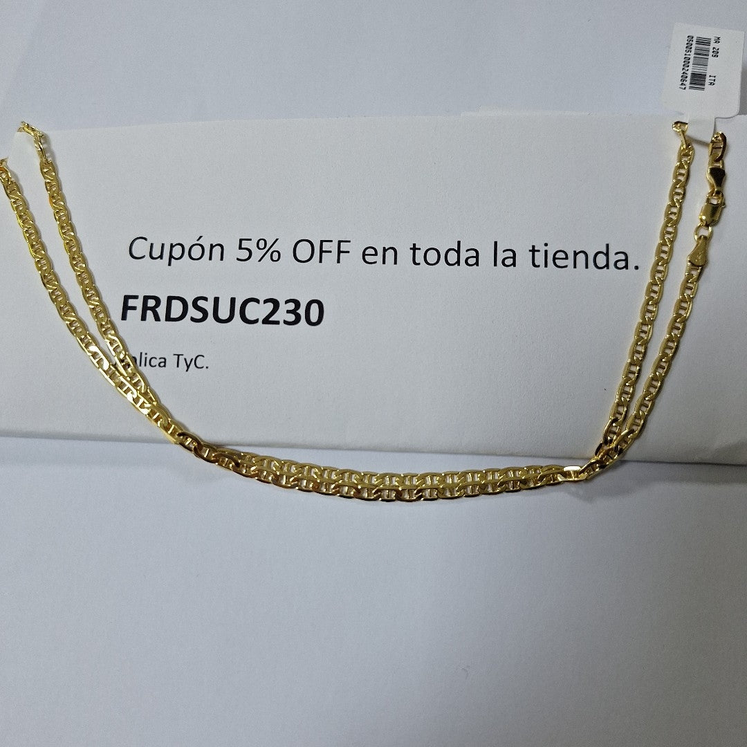 CADENAS GUCHI ORO 14K 10.2 (NUEVO)