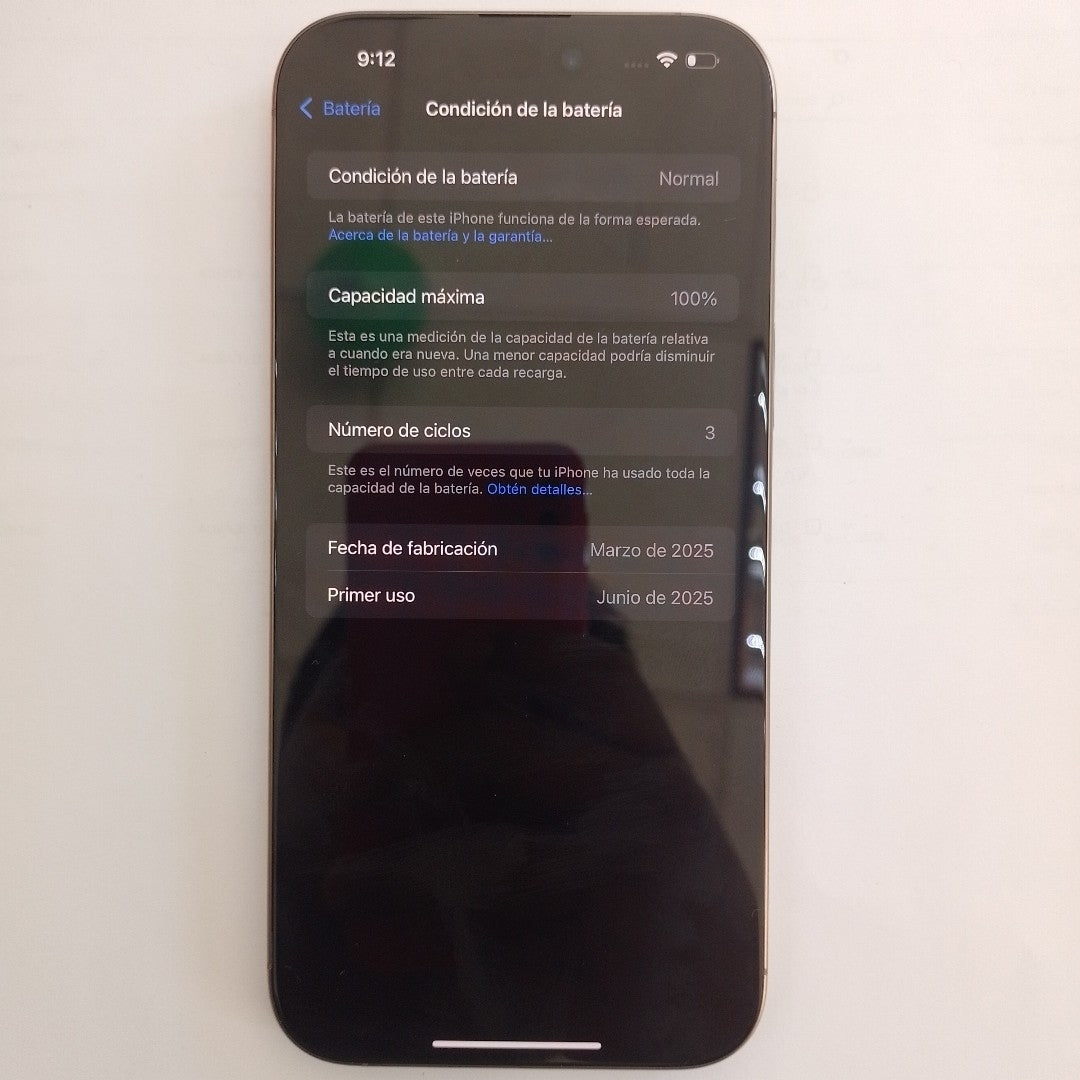 CELULAR APPLE IPHONE 16 PRO MAX A3295 (2024) 256 GB 8 GB RAM (SEMINUEVO)
