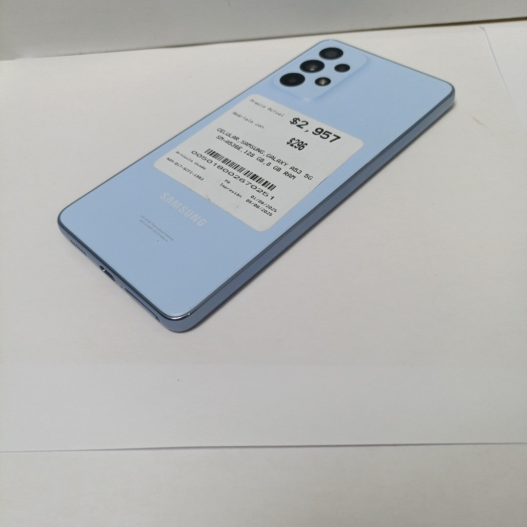 CELULAR SAMSUNG GALAXY A53 5G SM-A536E 128 GB 8 GB RAM (SEMINUEVO)