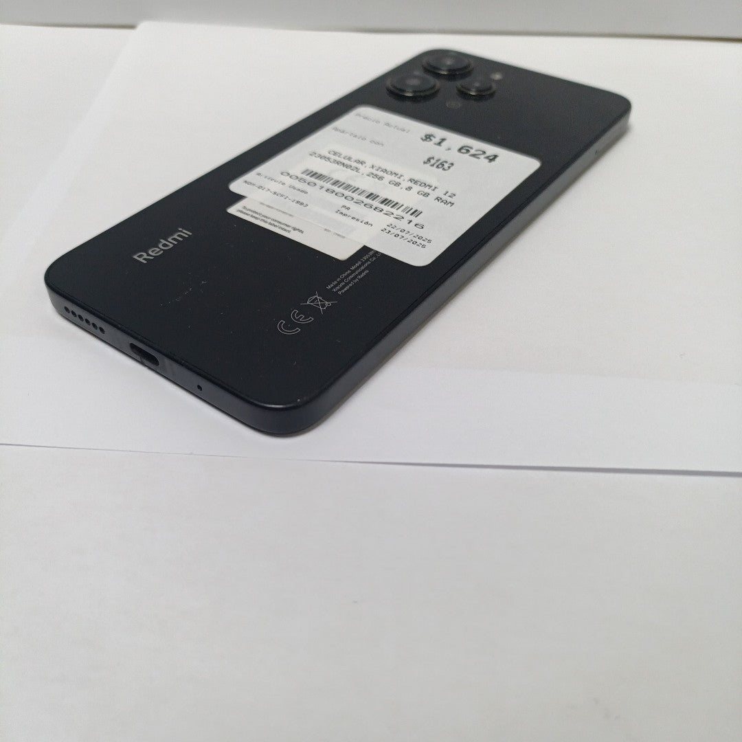CELULAR XIAOMI REDMI 12 23053RN02L 256 GB 8 GB RAM (SEMINUEVO)