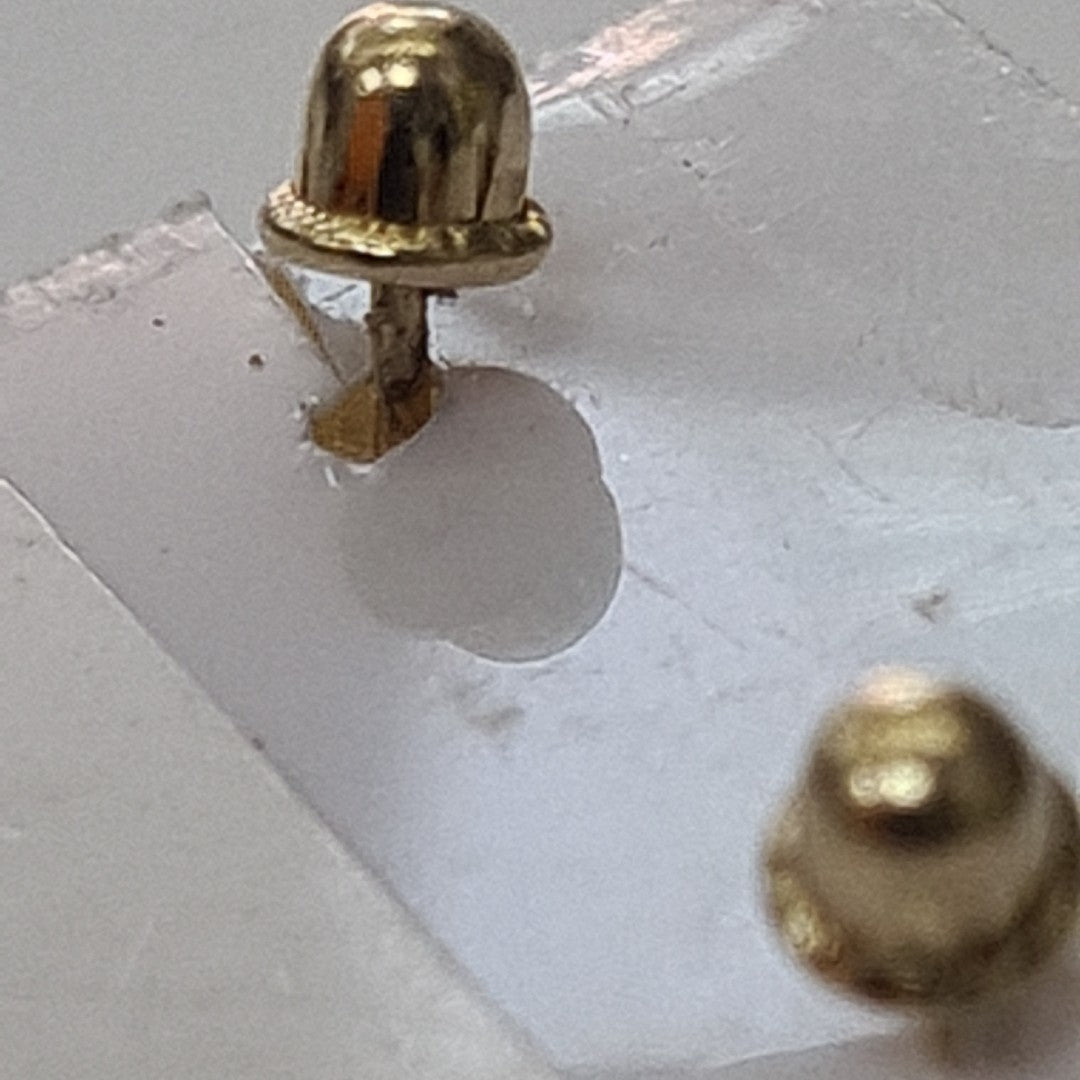 BROQUELES ORO 14K 1 (NUEVO)