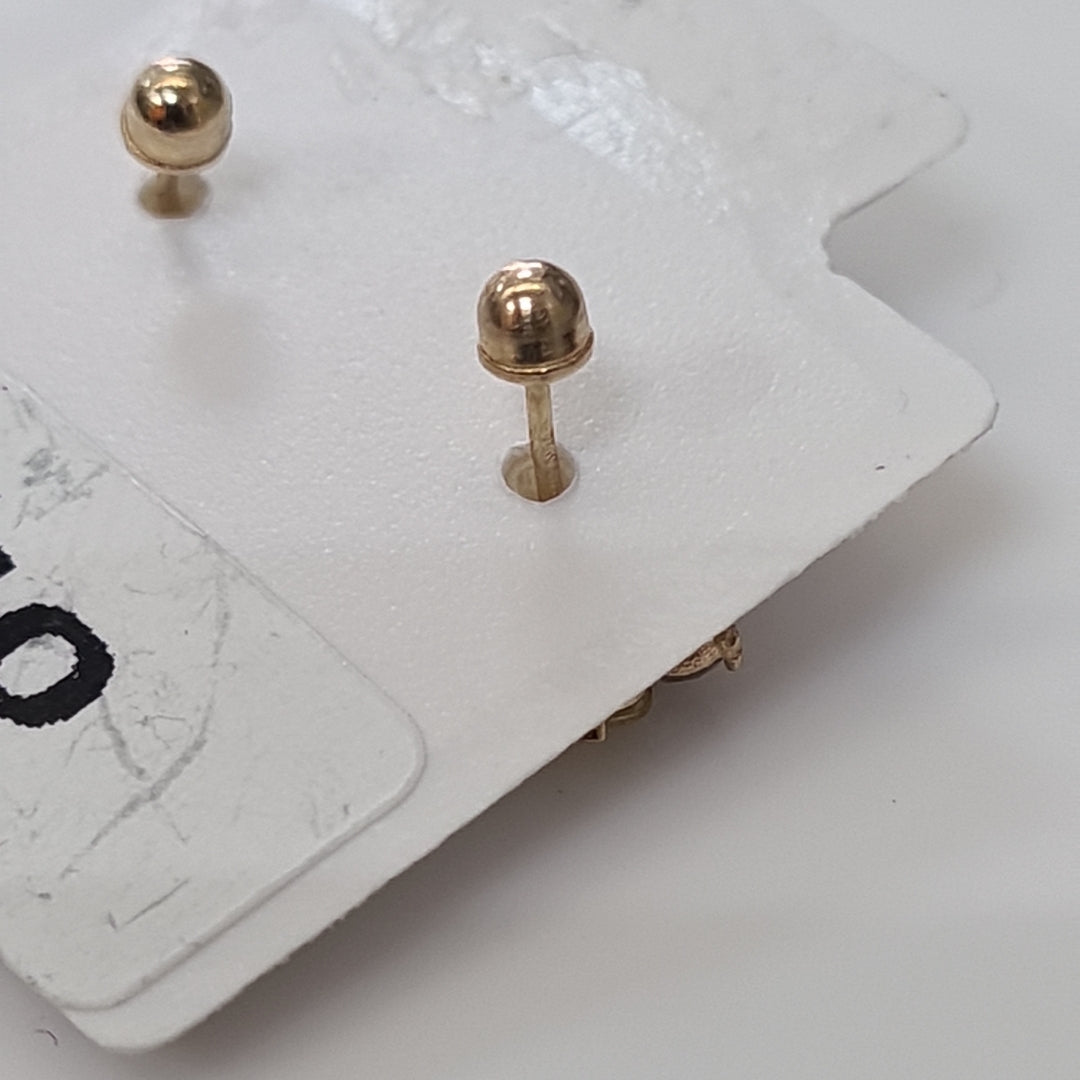BROQUELES ORO 14K 1 (NUEVO)