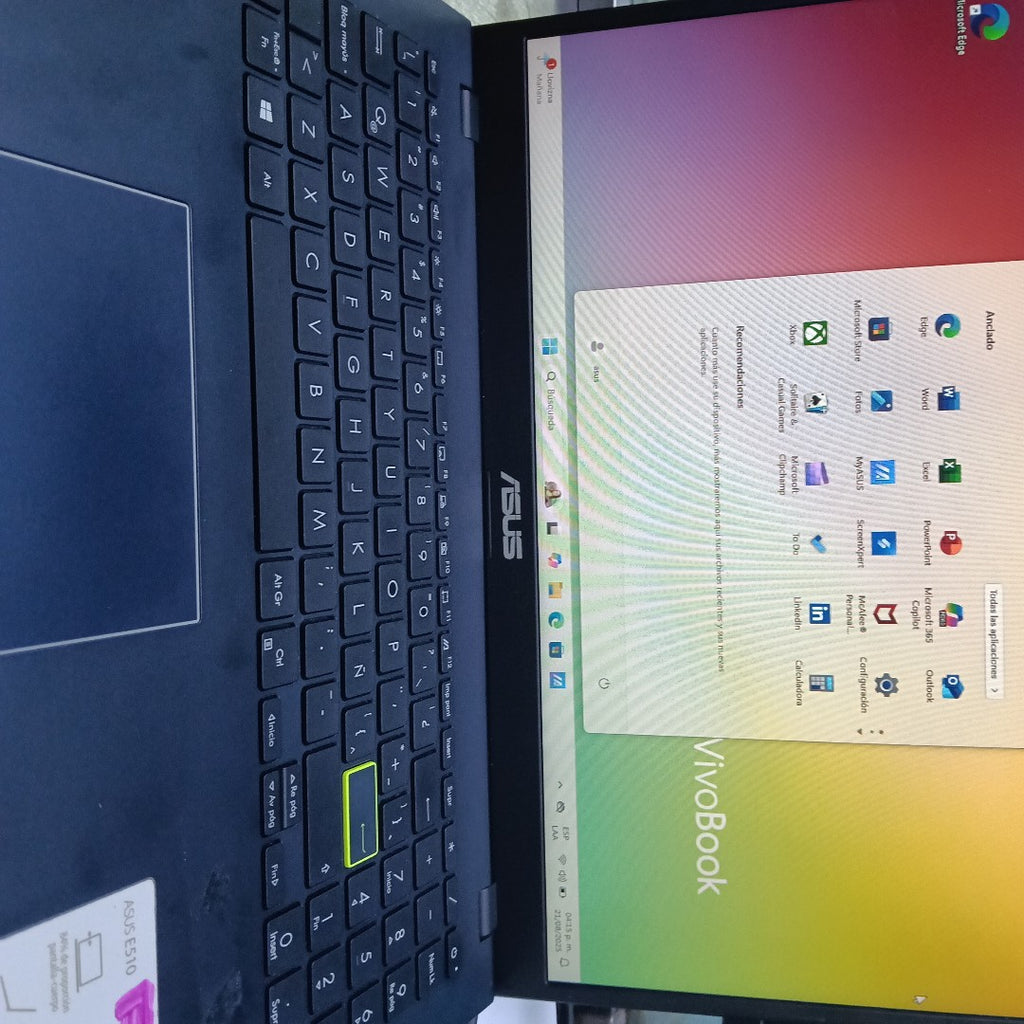 LAPTOP ASUS E510MA-BR580W (2022) 128 GB SSD 4 GB RAM (SEMINUEVO)