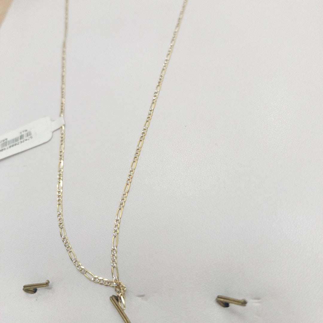 CADENAS CARTIER 3*1 DIAMANTADA ORO 14K 3.3 (NUEVO)