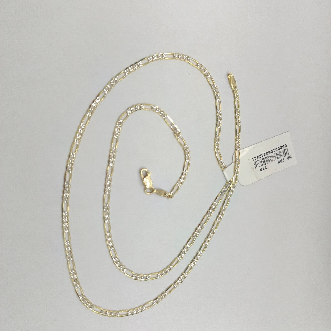 CADENAS CARTIER 3*1 DIAMANTADA ORO 14K 4.7 (NUEVO)