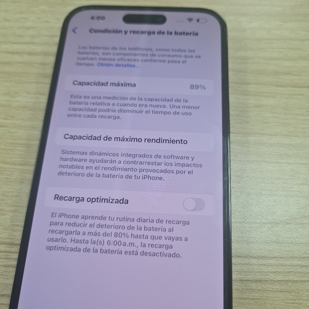 CELULAR APPLE IPHONE 14 PRO MAX A2893 128 GB 6 GB RAM (SEMINUEVO)